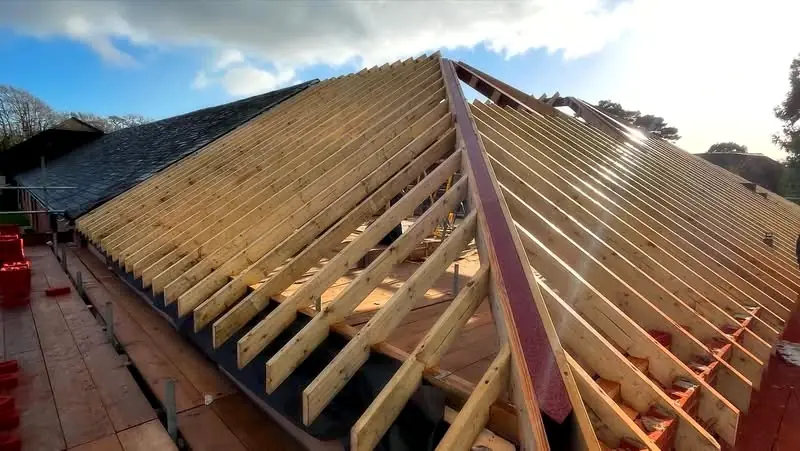 Hip roof rafters
